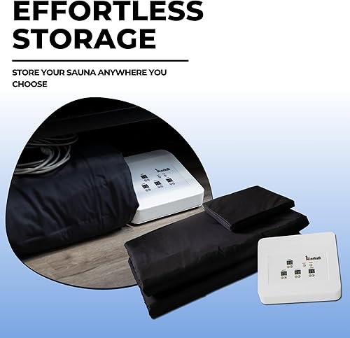 Miniatura 7 de 1Love Manta de sauna de infrarrojo lejano  CEM casi cero  Nylon impermeable duradero  Sauna portátil  Manta infrarroja personal para desintoxicación