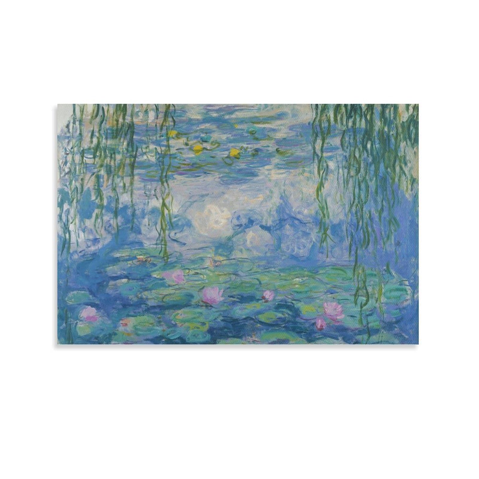 Waterlilies, 1916-19 by Claude Monet Wall Art Prints Poster Posters Wall Art Painting Canvas Prints Decor Poster Artworks 08x12inch(20x30cm) โ image 1