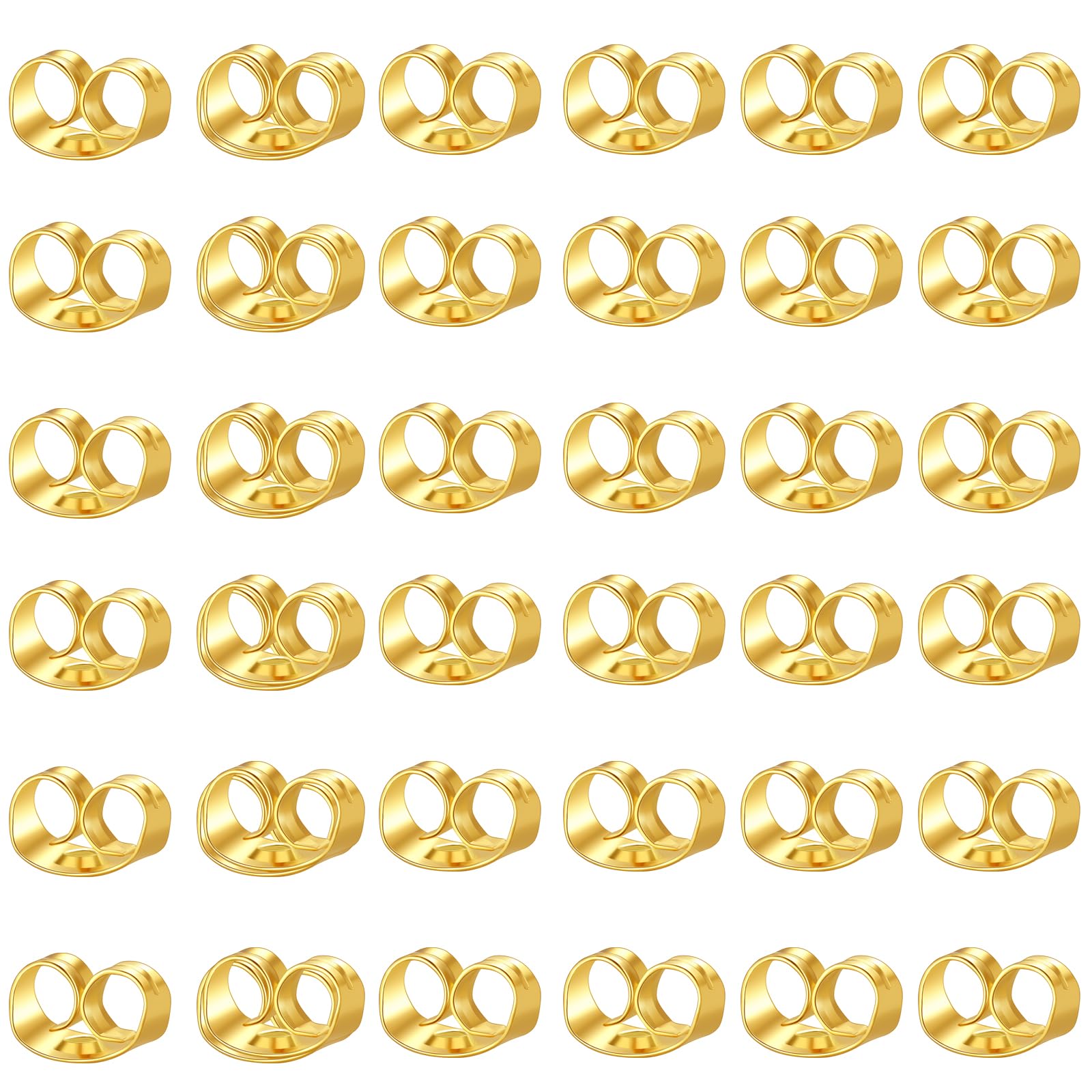 Earring Backs Replacements, Hypoallergenic Silicone Metal Plastic Rubber Earrings Back Soft Clear Earring Backs for Studs Hook Droopy Ears Heavy