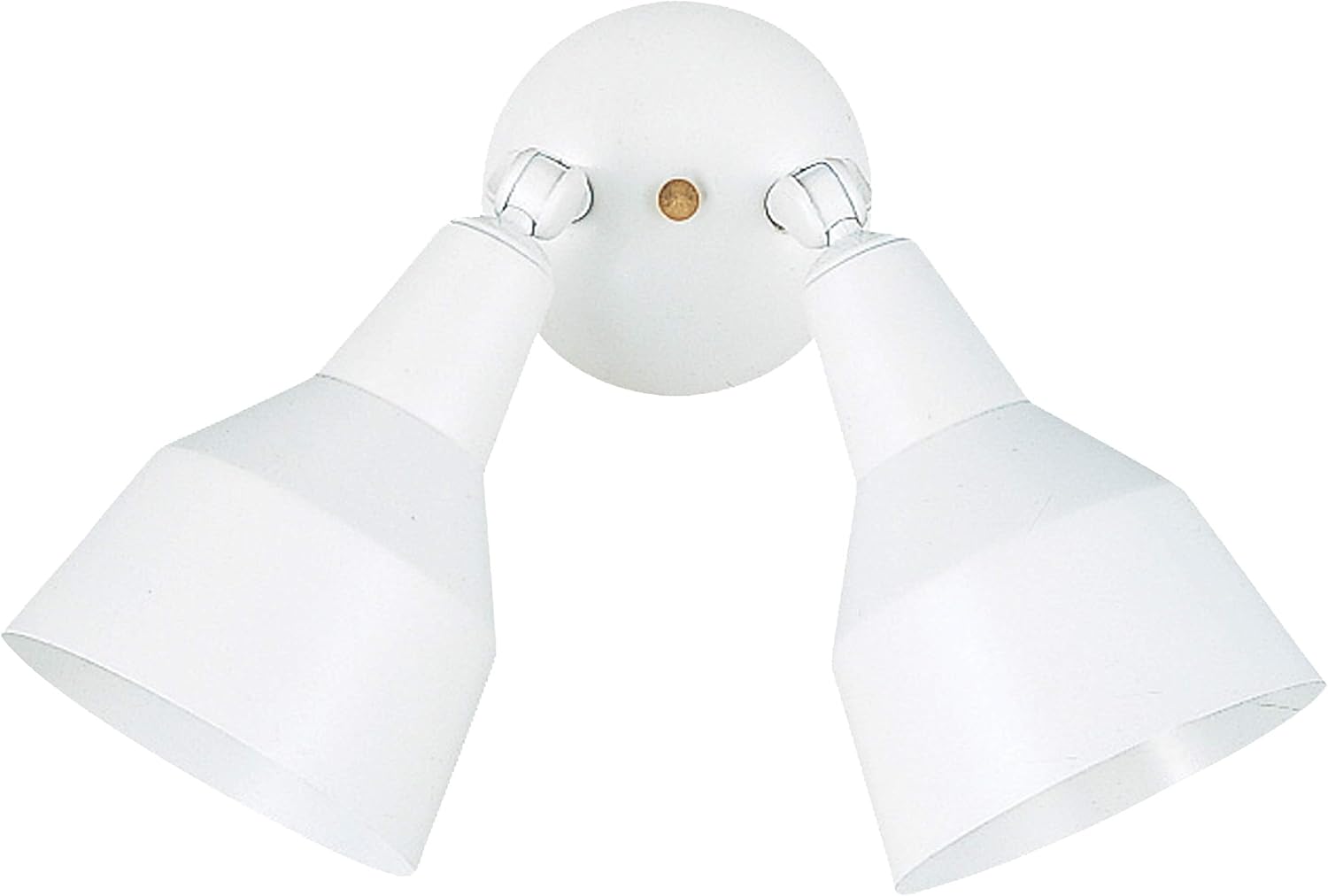 Sea Gull Lighting 8607-12 Two Adjustable Swivel Flood Light Outside Fixture, Black Finish - Wall Porch Lights - 