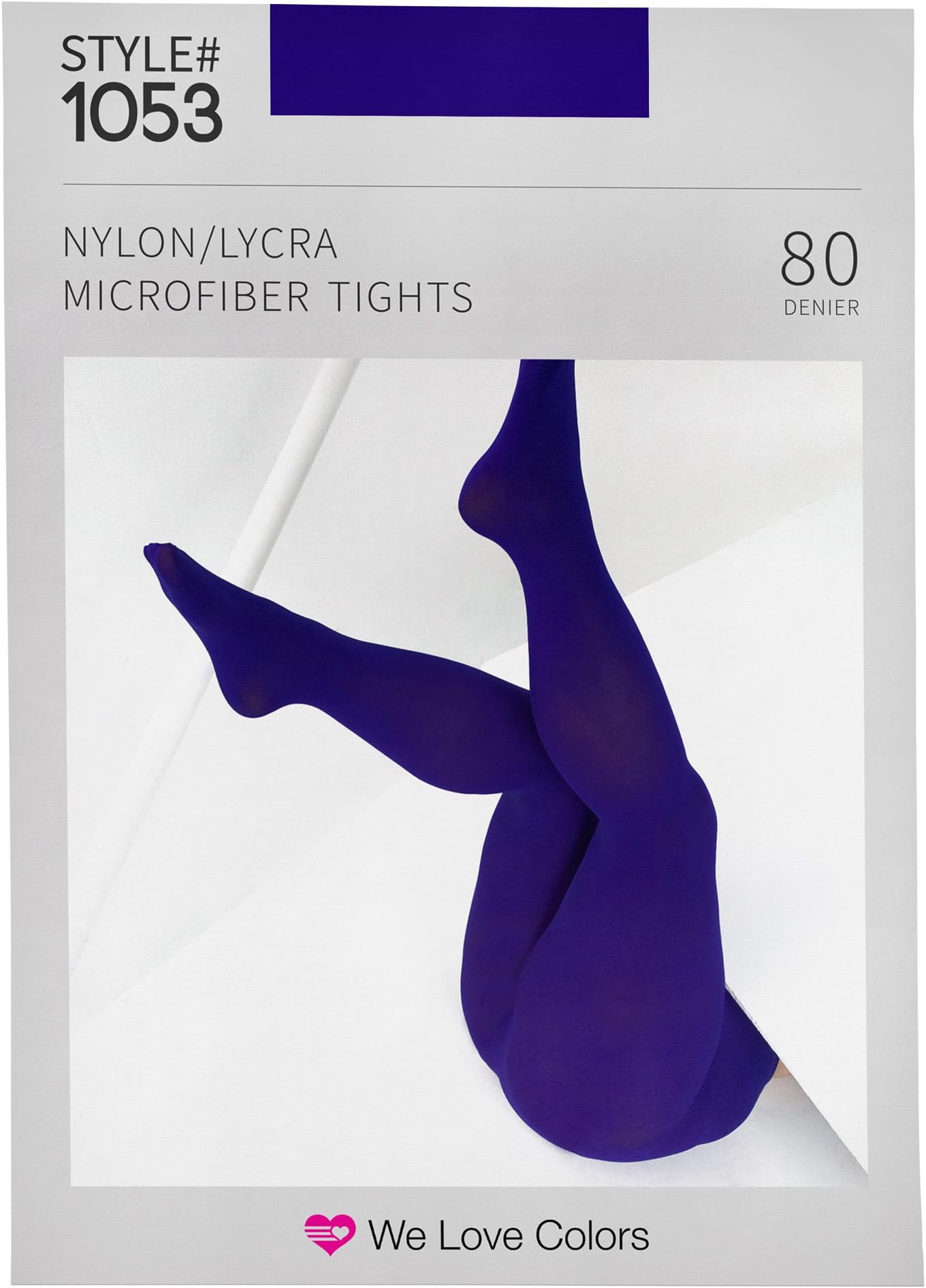 we Love Colors Microfiber Footed Tights