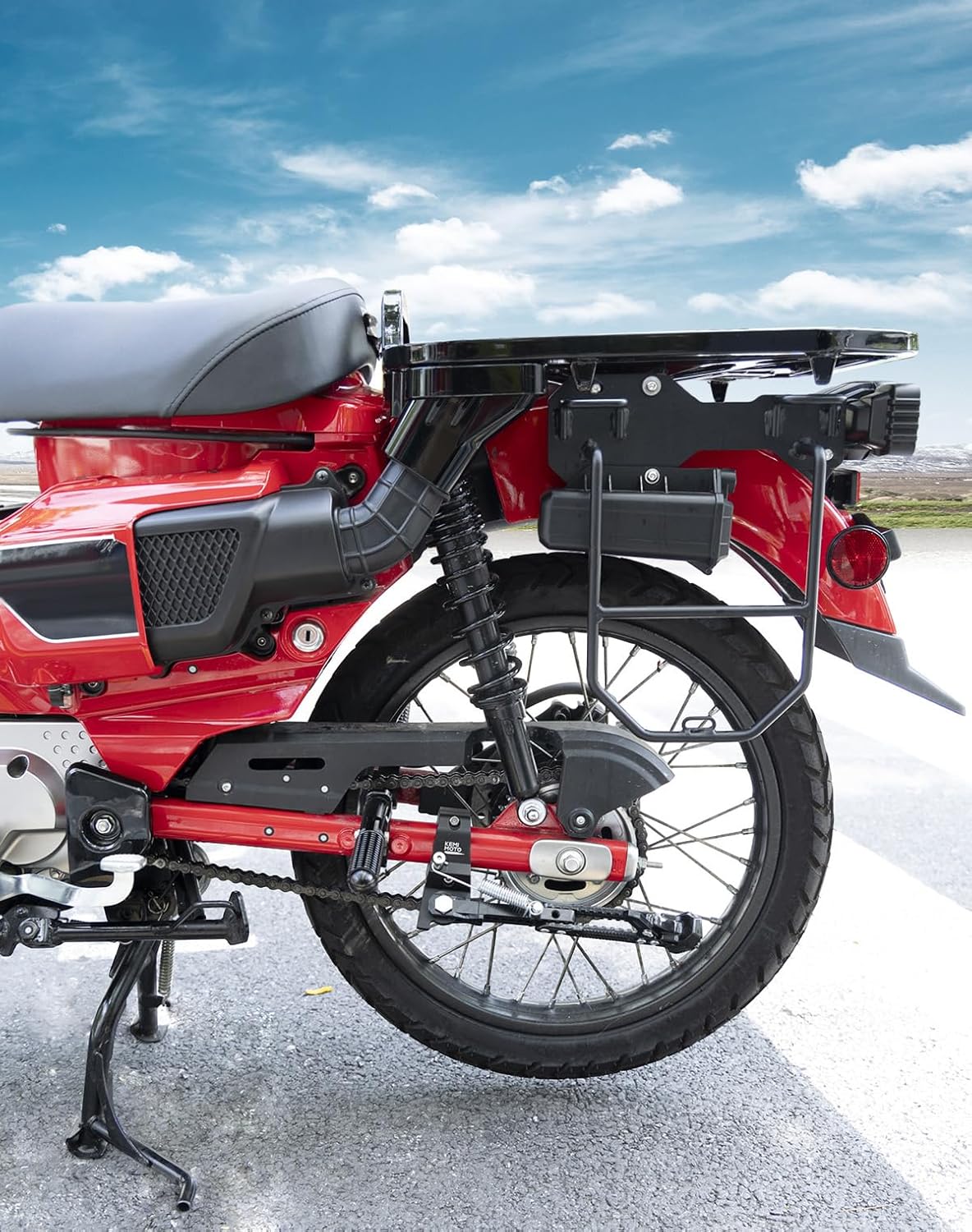 KEMIMOTO CT125 Side Stand Kickstand Extension - Adjustable Height （7.09" - 9.45"） - Compatible with CT125 Trail 125 2021 2022 2023 2024 2025 2026