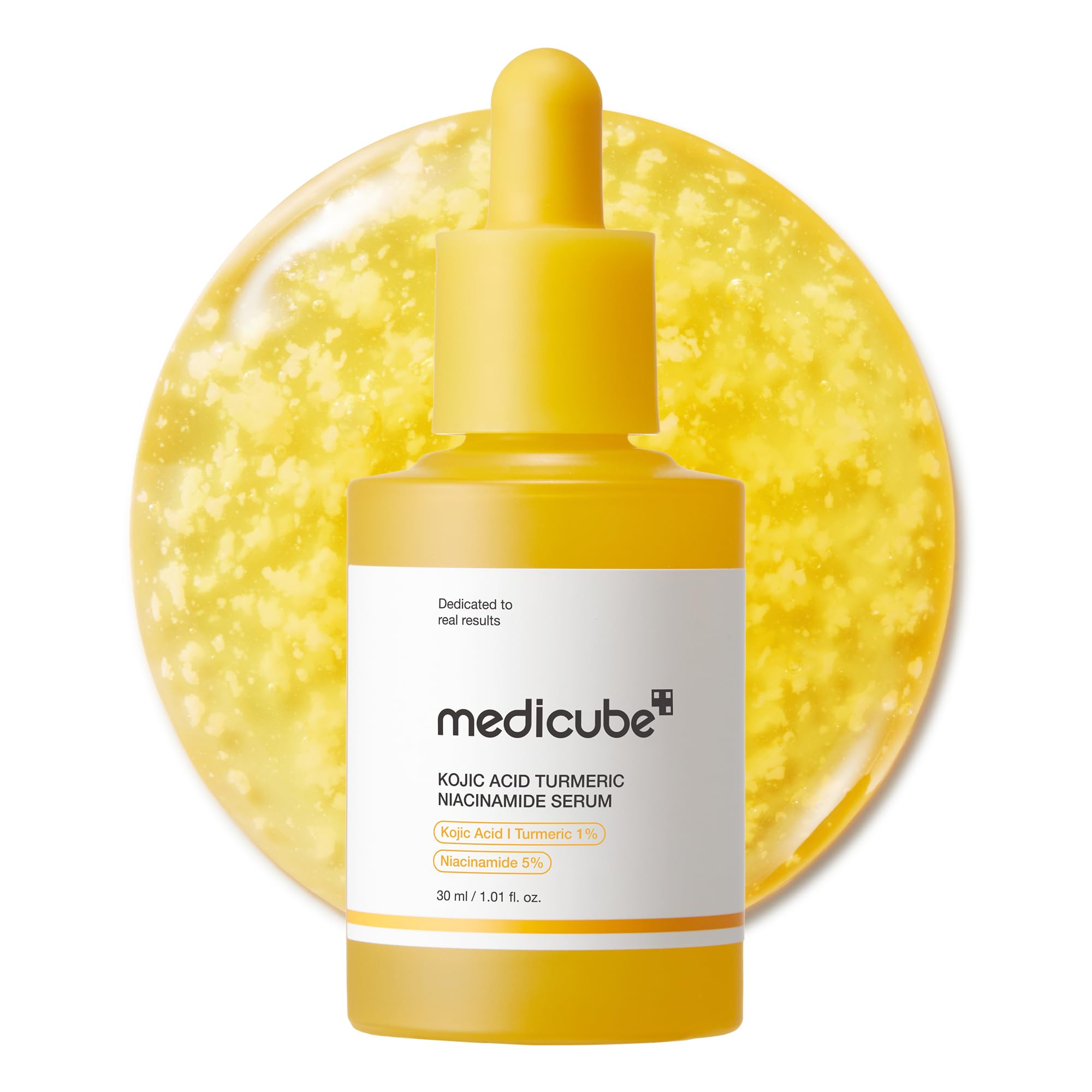 medicube Kojic Acid Turmeric Clarifying & Balancing Capsule Serum for Troubled Skin | Soothing & Brightening Facial Serum | Niacinamide & Glow