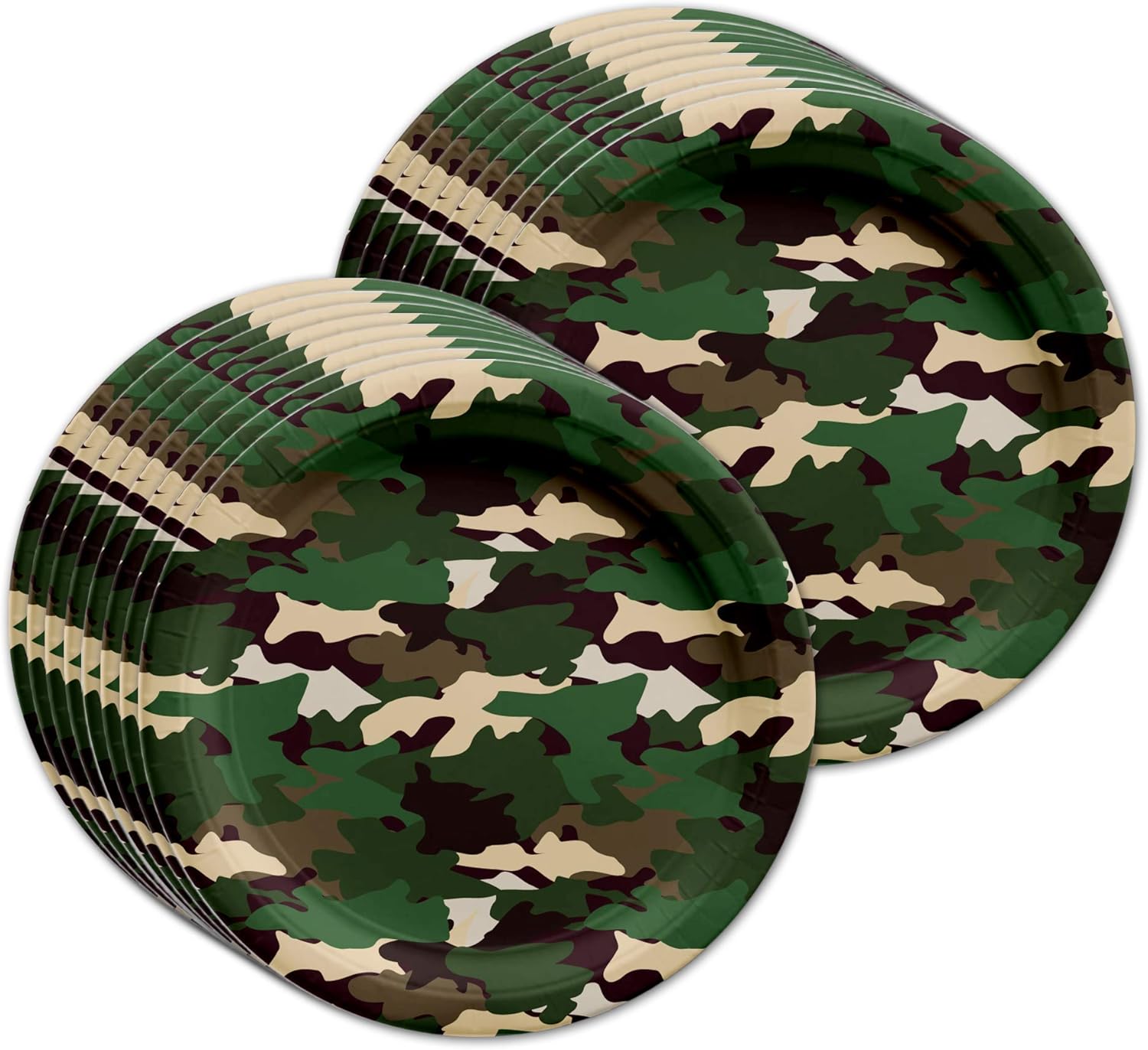 The Big One Hunting 1st Birthday Party Supplies - 64 Piece Boys Deer Hunter First Birthday Tableware Set Includes Large 9" Dinner Plates and 7" Dessert Paper Plates Napkins Cups - Kit for 16 - Image 4