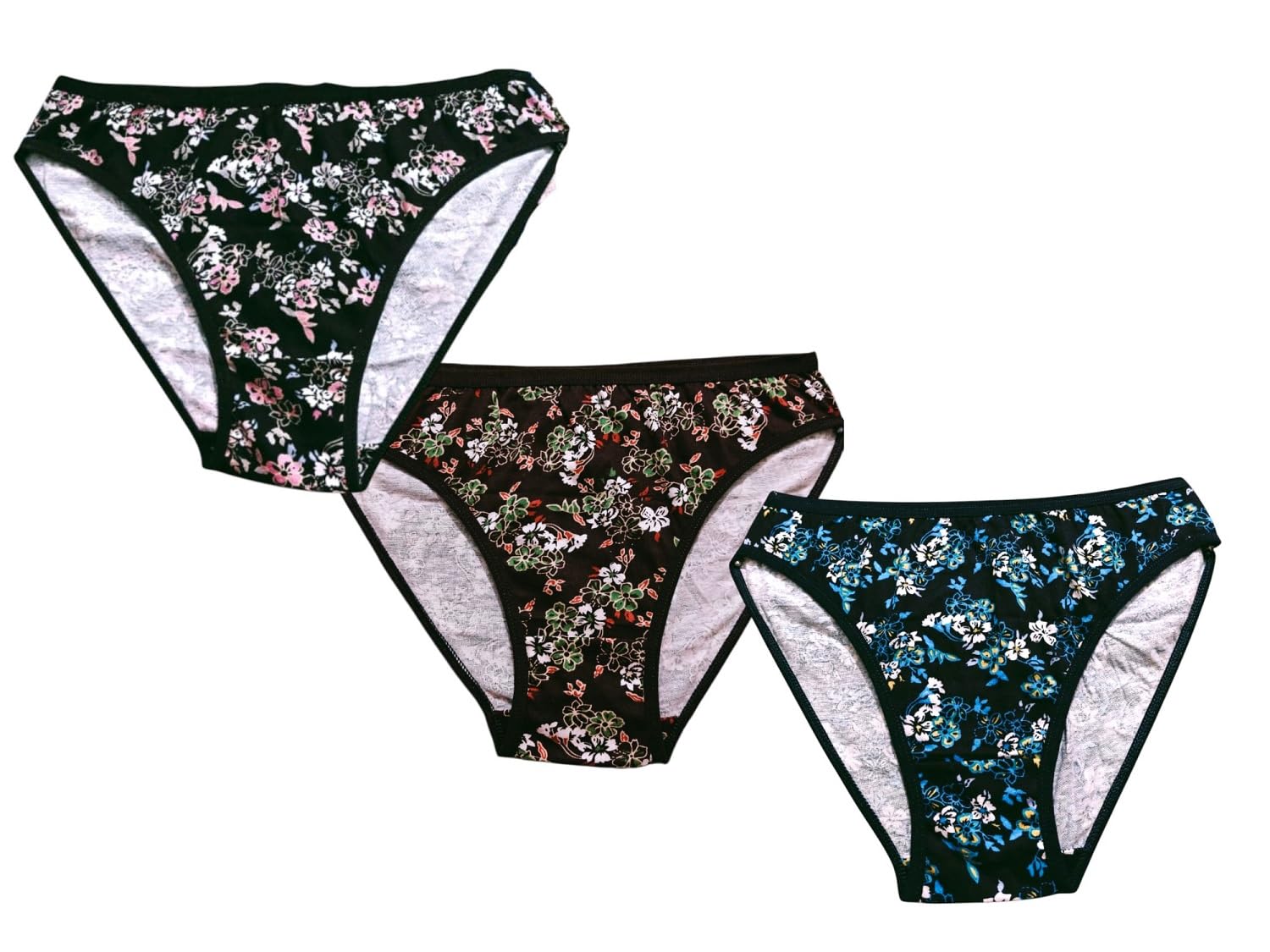 Vikzarray Women Cotton Printed Pack of 3 Hipster Panty - Anti Bacterial, Full Back Coverage, Cotton Panties for Combo, Comfortable Inner Elastic Underwear-picture-43