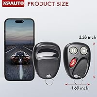 Vista 7 de NPAUTO Llave con mando a distancia Compatible con Chevy Trailblazer GMC Envoy 2002 2003 2004 2005 2006 2007 2008 2009, Buick Rainier 04-07, Isuzu