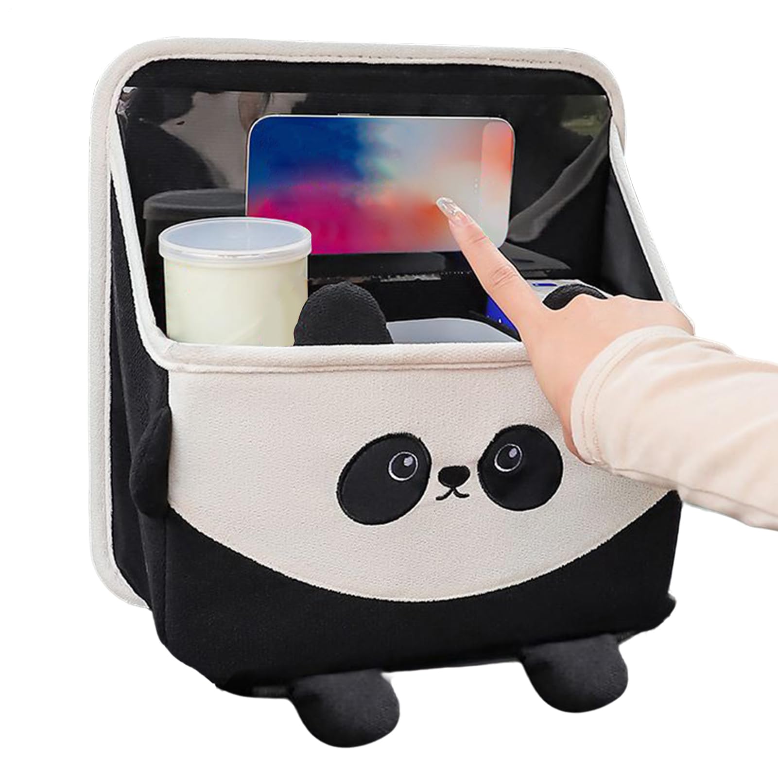 Organiseur de siège arrière de voiture, sac de rangement de voyage pour documents et trajets