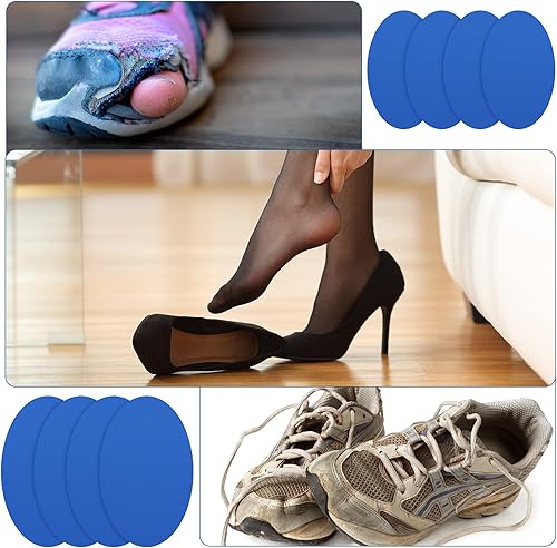 Miniatura 5 de 12 almohadillas ovaladas de prevención de ampollas para el talón para la mayoría de los tipos de calzado, zapatos de tenis, botas de vestir, zapatos