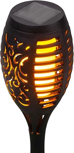 Miniatura 10 de Alpine Corporation Juego de 6 estacas de luz LED para exteriores de 20 pulgadas de alto