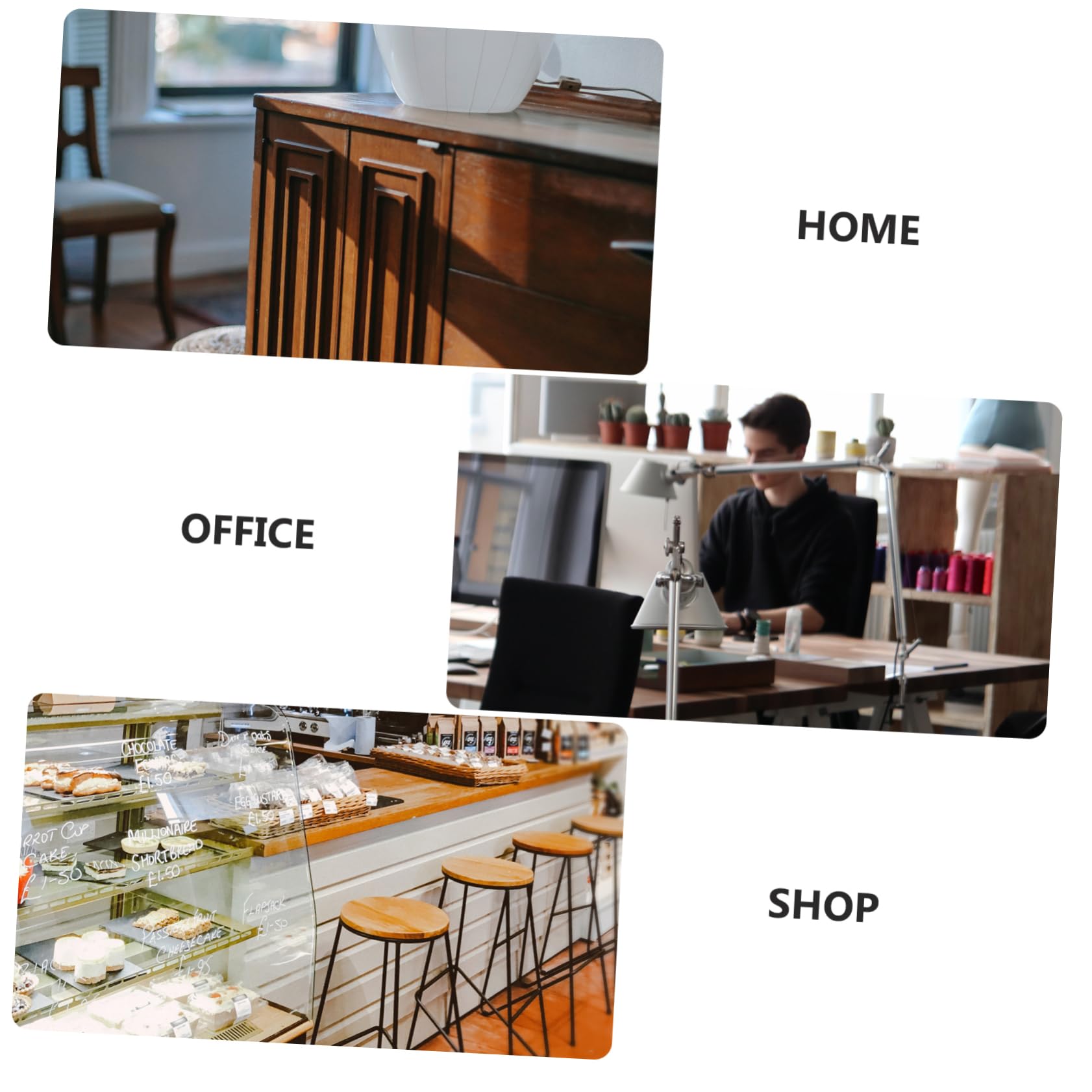 DIYEAH Desk Flag Stand Base V Shaped Metal Flagpole Stable Desktop Flag Holder for Office Meeting Room Table Display Party Decoration - Image 2