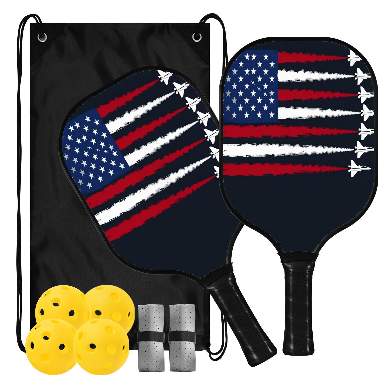 Flaga USA Jets rozszerzona Sweet Spot Pickleball Paddle