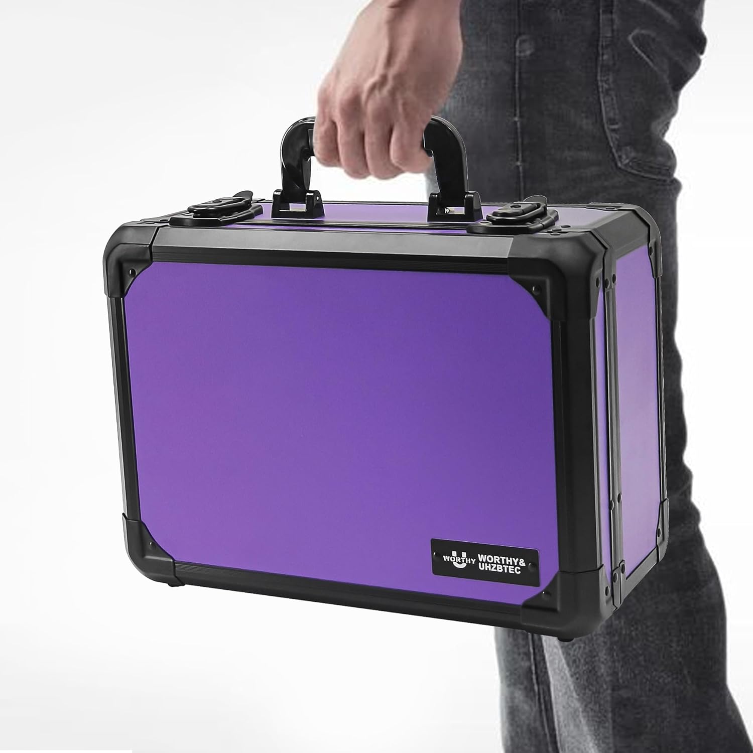 Graded Card Storage Box; Durable Sports, PSA Card Storage Case- Trading Card Storage Box - PSA Slab Case (PURPLE, 14.17x11.2x7 inches)