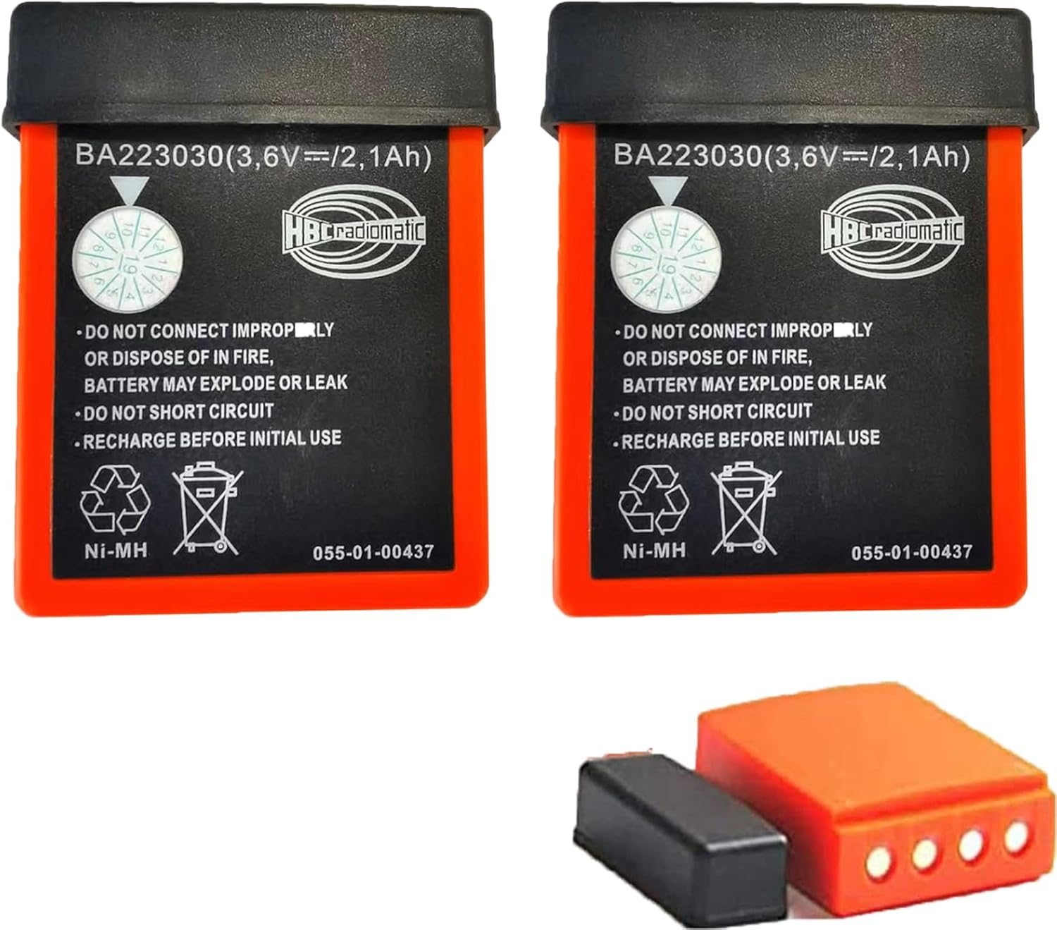 2-Pack BA223030 Battery 3.6V 2100mAh for Crane Remote Control Rechargeable Battery Ba223030