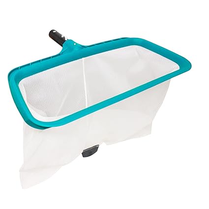 Poolvio Professional Pool Skimmer Net, with Deep Bag Leaf Skimmer Net Fine Mesh Rake Net for Faster Cleaning & Easier Debris Pickup and Removal (Pole Not Included)