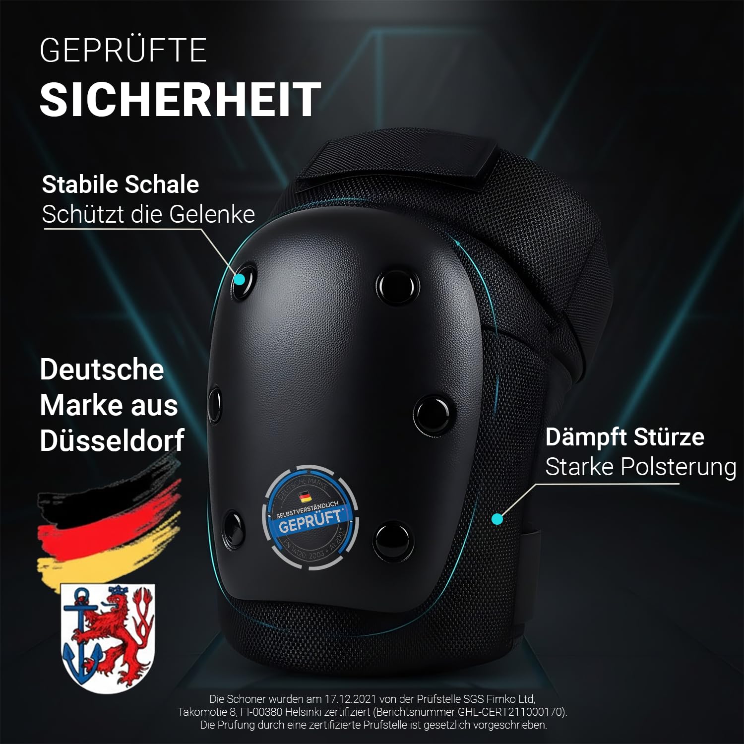 Liebkern Skate Protektoren Set für Erwachsene & Kinder