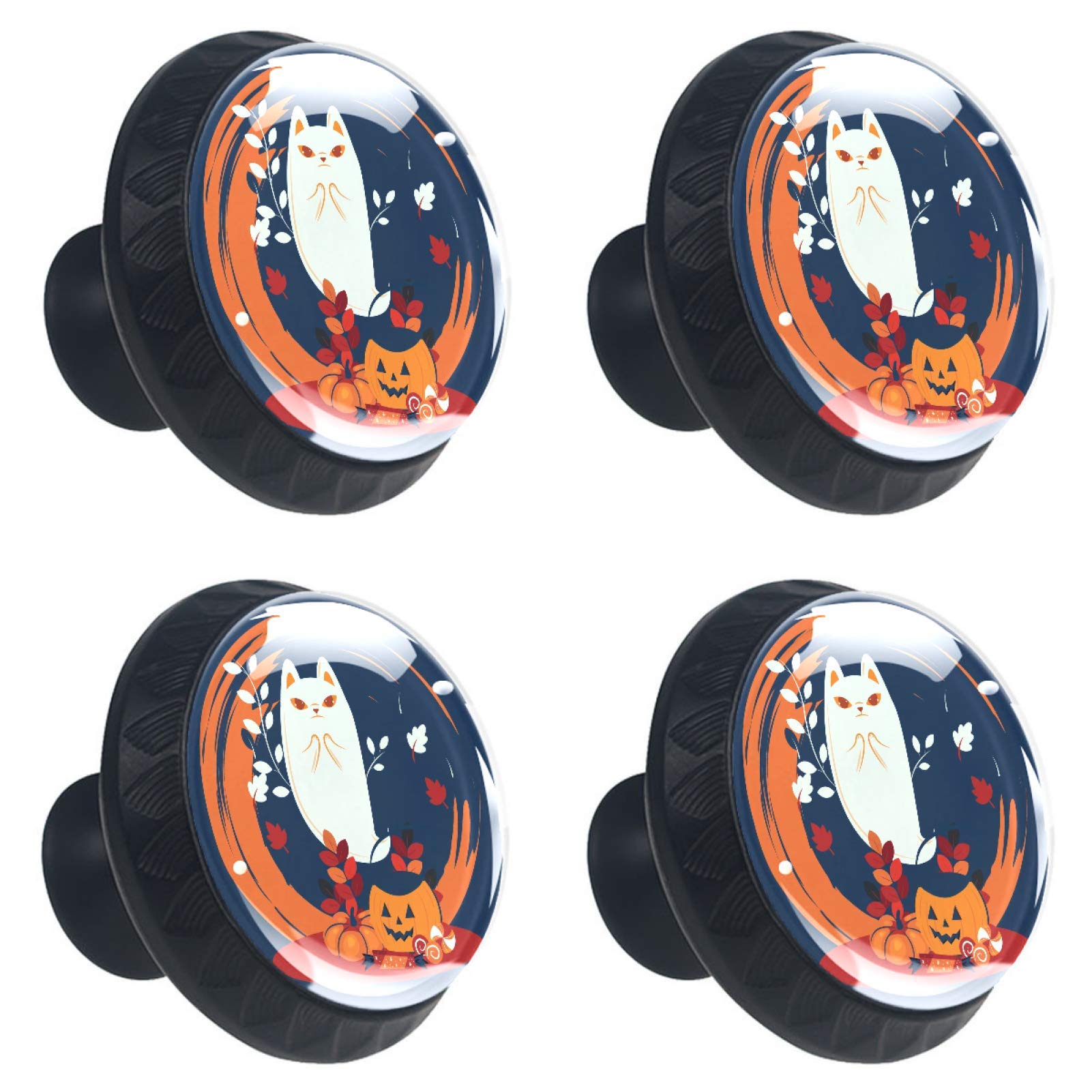 Boutons de meuble chat et lune 30 mm pour relooker un meuble ancien