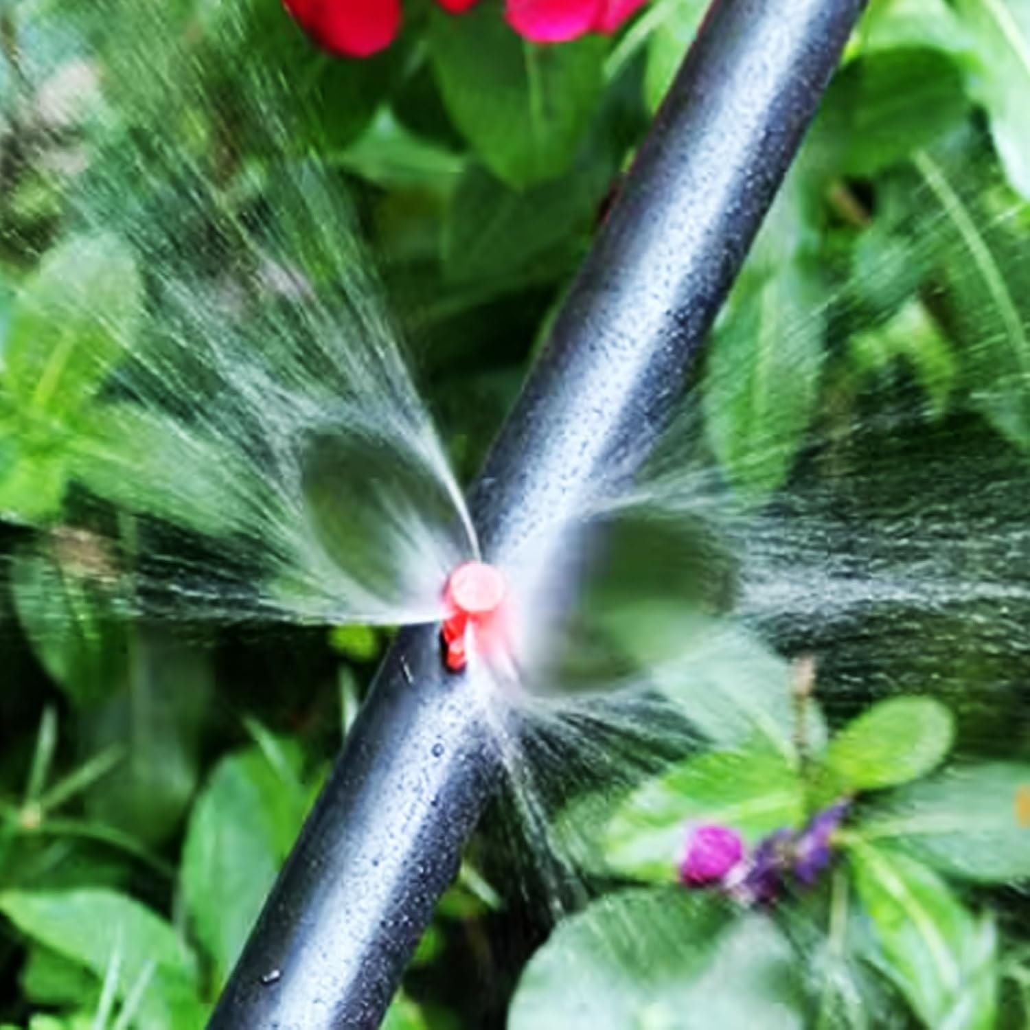 RONYOUNG 360PCS Drip Irrigation Emitters, Micro Sprinkler Heads Irrigation Misting Sprinkler Refraction Micro Sprayer Irrigation Misting Nozzles (90/180/360 Degrees)