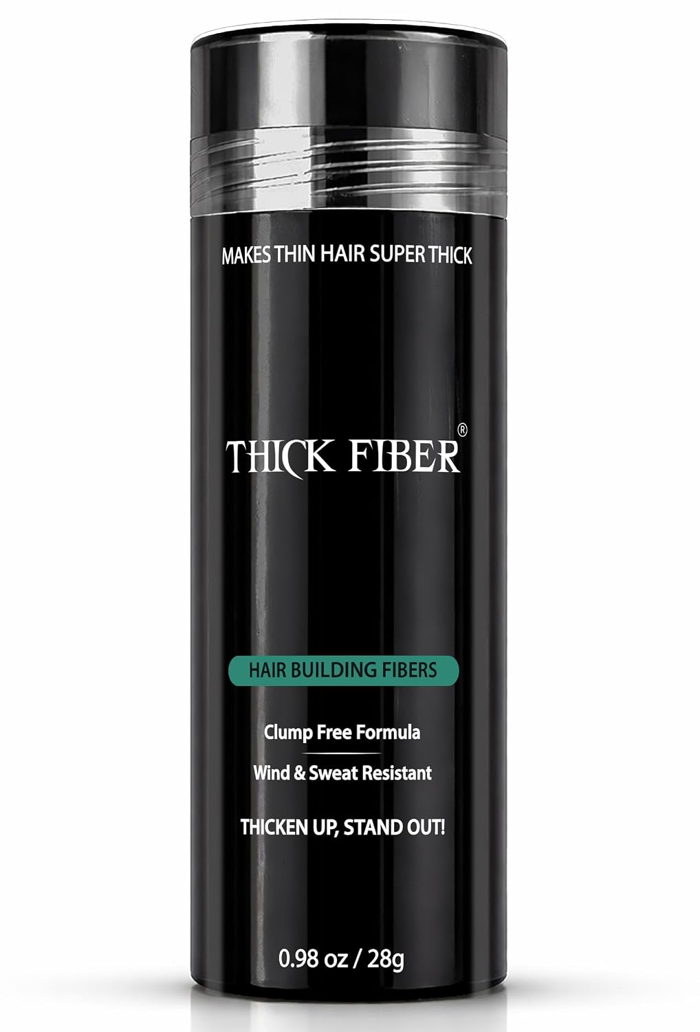 THICK FIBER Hair Fibers for Women & Men with Thinning Hair, (Medium Blonde) 28g, Hair Loss Concealer, Covers Bald Spots, Hairline & Sparse Areas, Natural Fuller Looking Hair