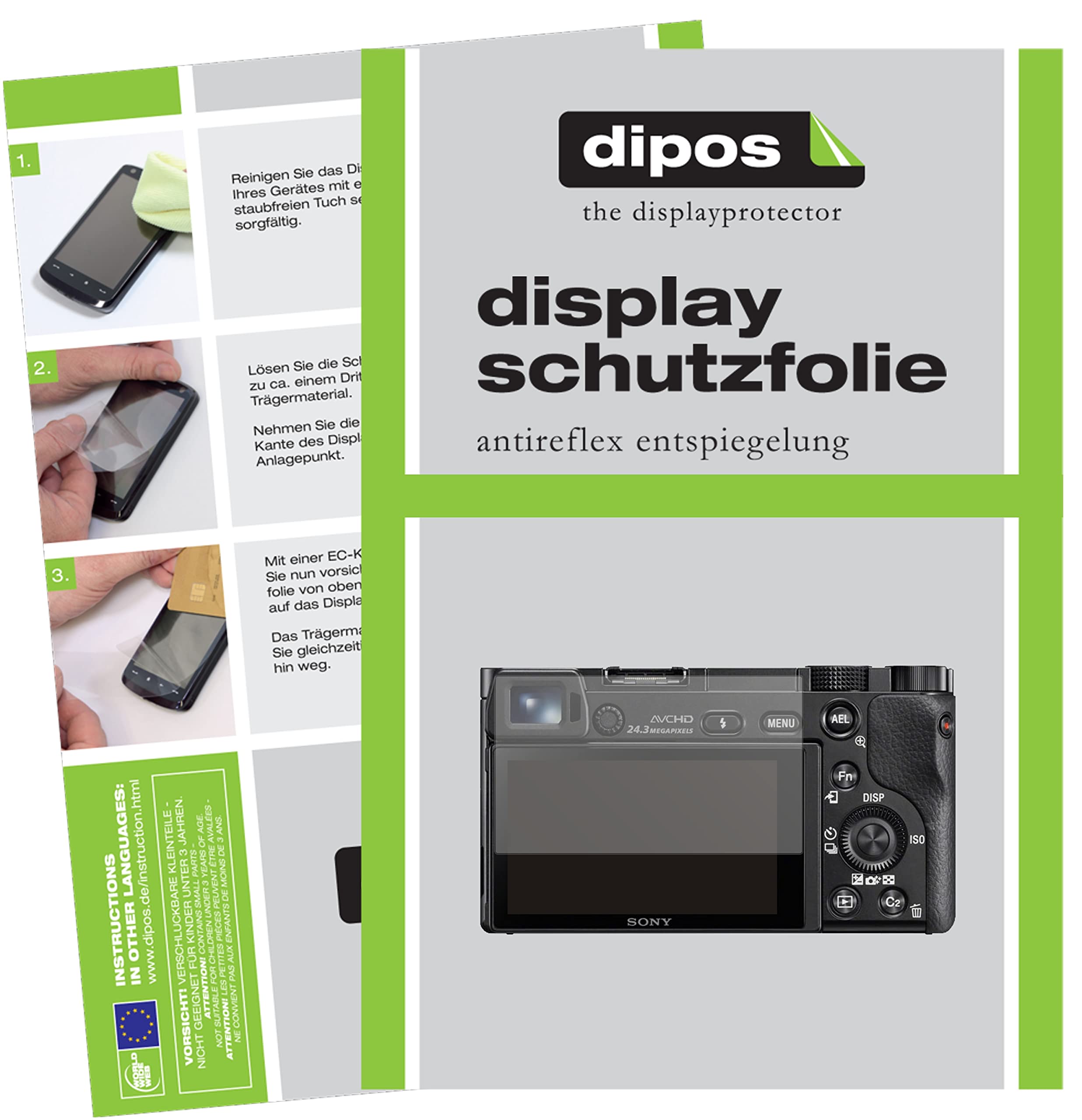 Dipos 6x Matte Displayschutzfolie Für Sony Alpha 99 II – Anti-Reflex, Kratzfest
