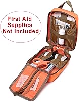 Vista 7 de Bolsa de primeros auxilios táctica Honestptner Molle - Bolsa de nailon 600D resistente para EMT (solo incluye bolsa)
