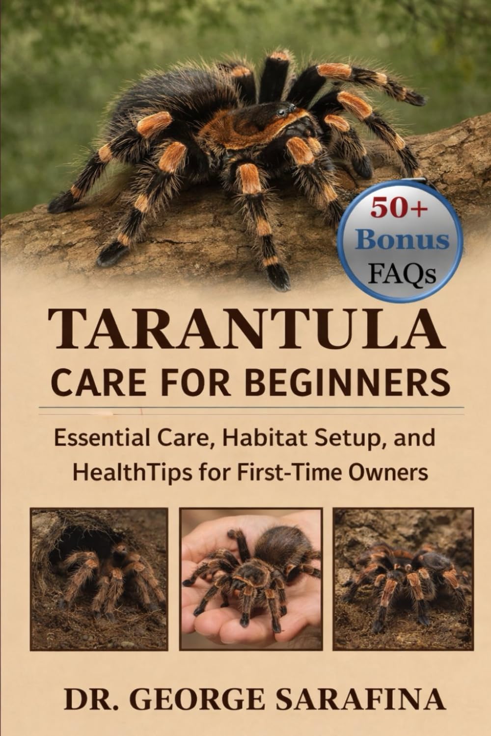 TARANTULA CARE FOR BEGINNERS: Essential Care, Habitat setup, and healthTips for First-Time Owners