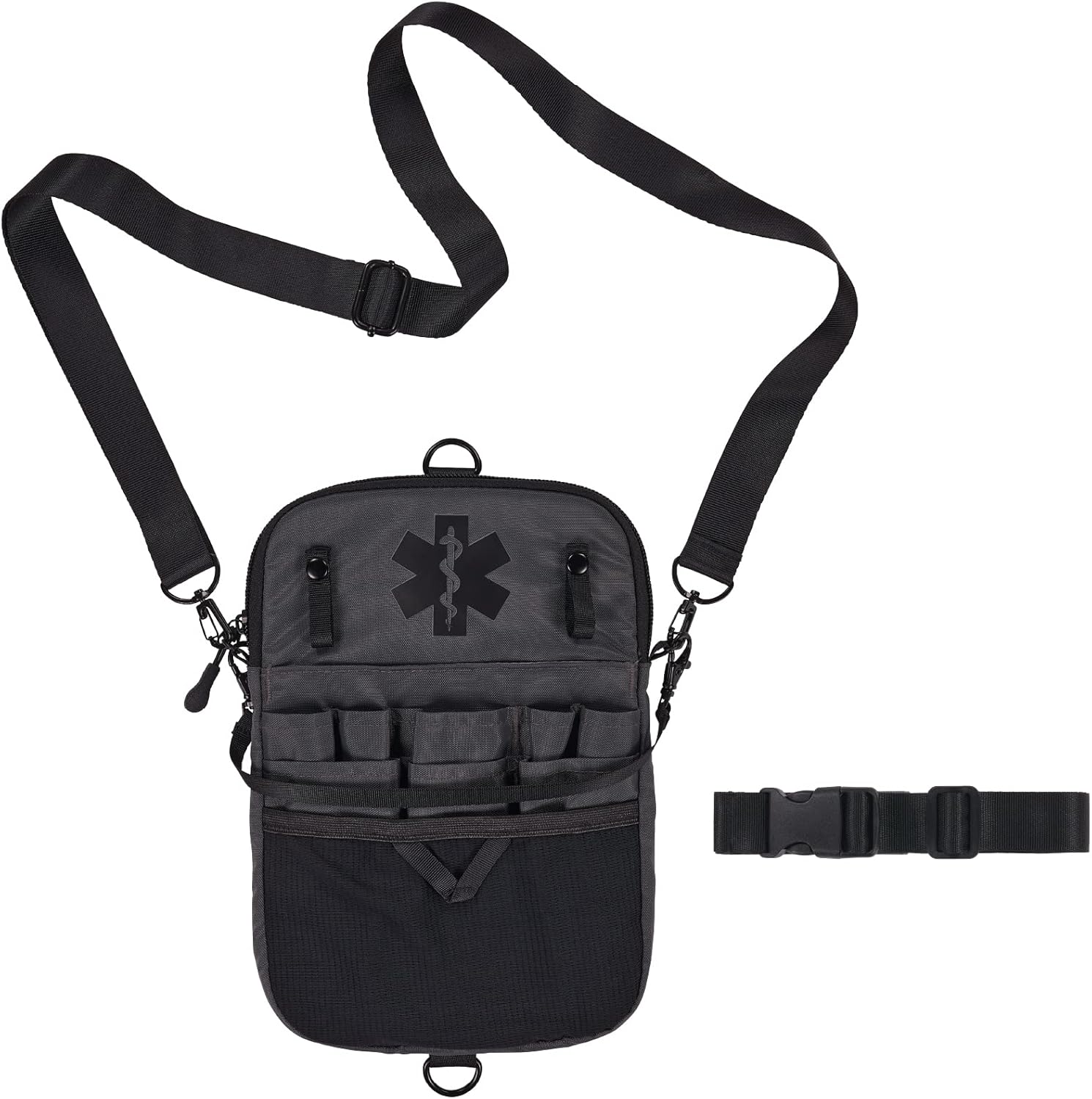 Ergodyne Arsenal 5717 Convertible Nurse Fanny Waist Pack, Portable Medical Gear Bag, Waist Apron Belt, Tape Holder