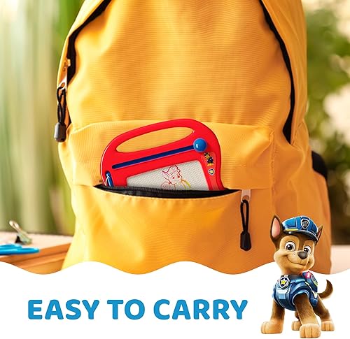 Miniatura 4 de Lollipop PAW Patrol - Tablero de dibujo magnético de viaje para niños o niñas, tablero de dibujo para llevar