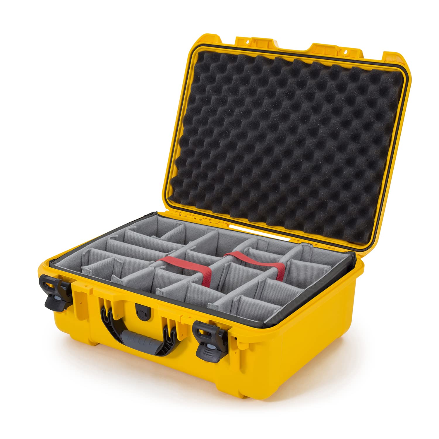 Large Series 940 Lightweight NK-7 Resin Waterproof Protective Case with Padded Dividers, Yellow