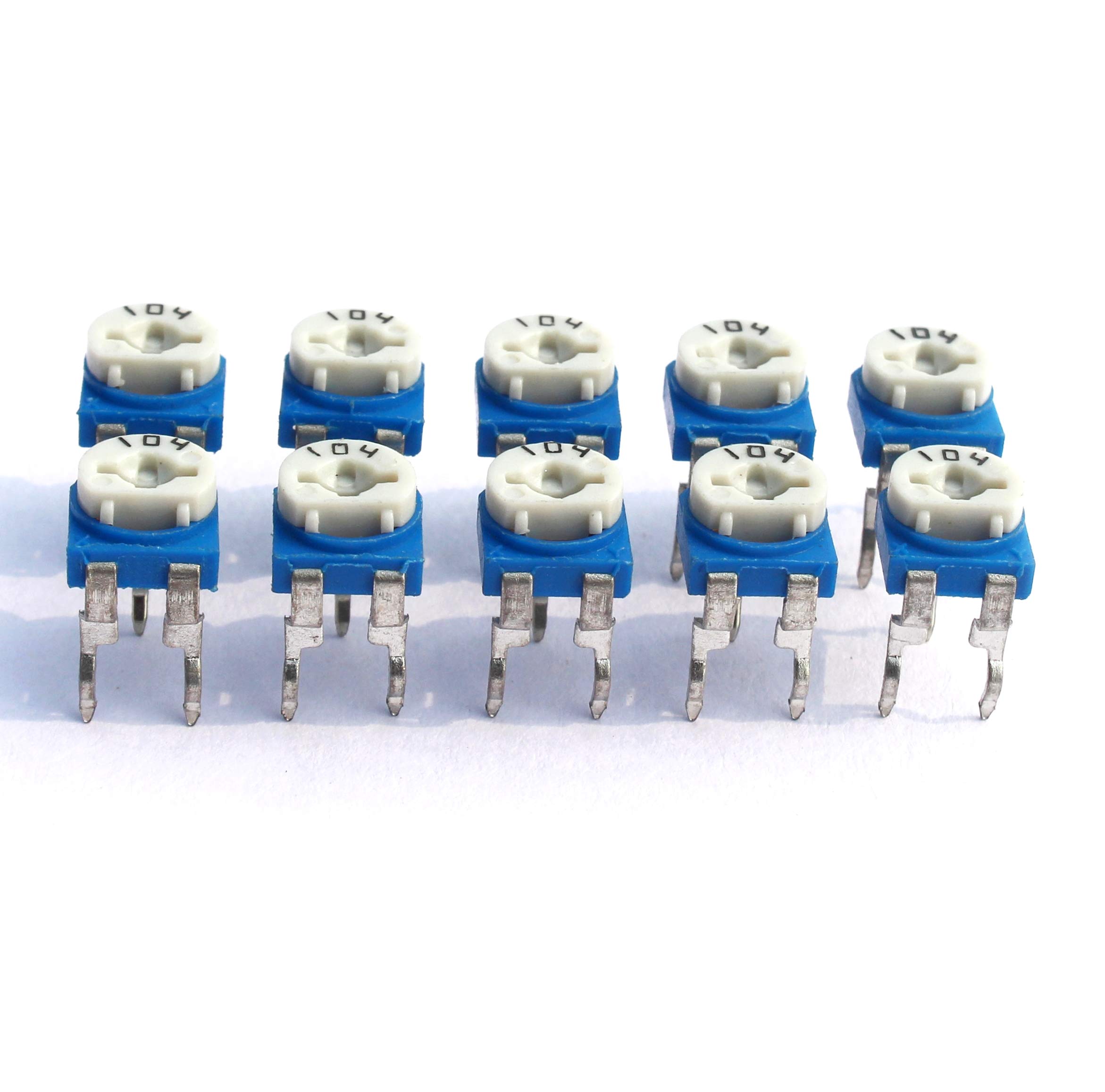 Buy AVS COMPONENTS 100k 104 Vertical PCB Preset Variable Resistor 