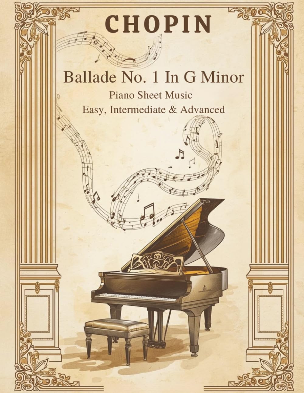 Chopin Ballade No. 1 in G Minor – Piano Sheet Music | Easy, Intermediate & Advanced