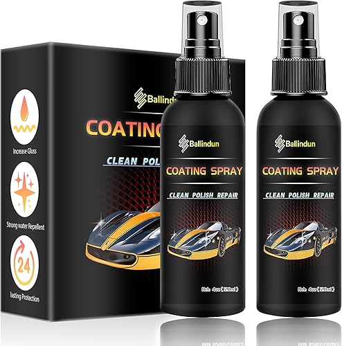 Spray de revestimiento de cerámica para automóvil paquete de 2 esmaltes de cera para automóvil esmalte profesional de nanorreparación de arañazos y disponible en Yaxa Costa Rica