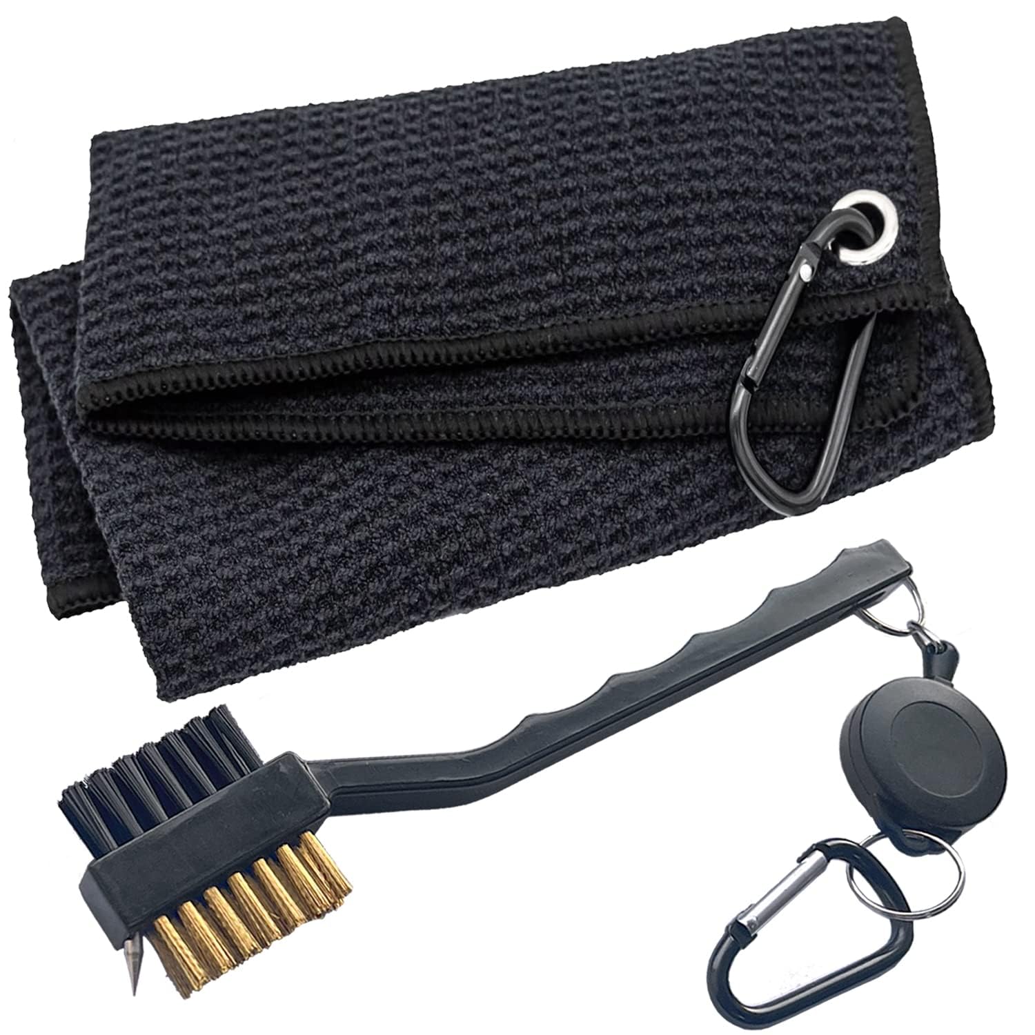 ATTRACTIVE Golf Towel & Brush Set (Single)