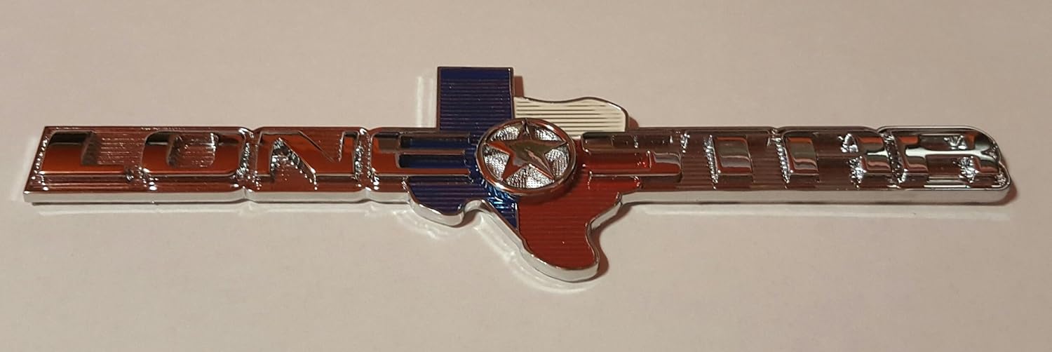 Muzzys (Set of Three) Lone Star Edition Texas Emblems FITS Ram 1500 2500 3500 Tailgate, Universal Stick On for Tundra, Tacoma, F150, Silverado, Titan, Hood, Door, Fender