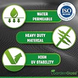 GardenGloss Weed Control Membrane Heavy Duty 150g/m2 - (15m x 2m, Folded) - 6