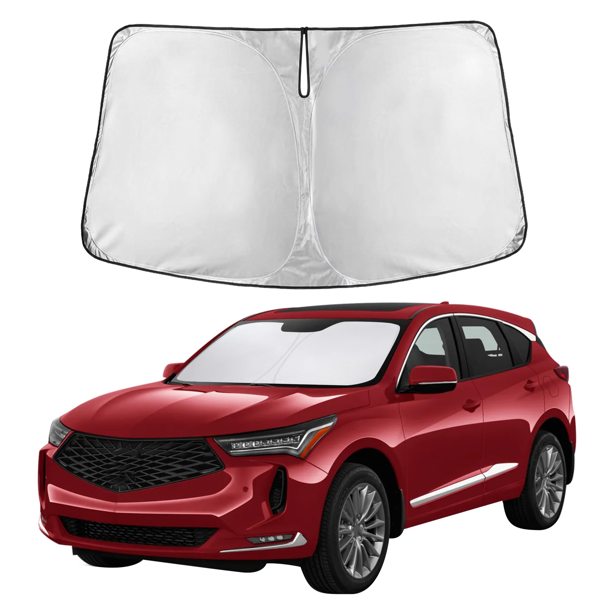Autovir Windshield Sun Shade Fit for 2019-2024 2025 2026 Acura RDX Sunshade, Front Car Window Shades Sun Visor, Blocks UV Rays & Heat, Car Accessories Fit for Acura Rdx 2019-2026