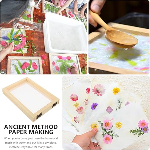 Miniatura 2 de EXCEART Molde de marco de papel y molde de cubierta y kit de fabricación de papel de cubierta molde de fabricación de papel molde de bricolaje