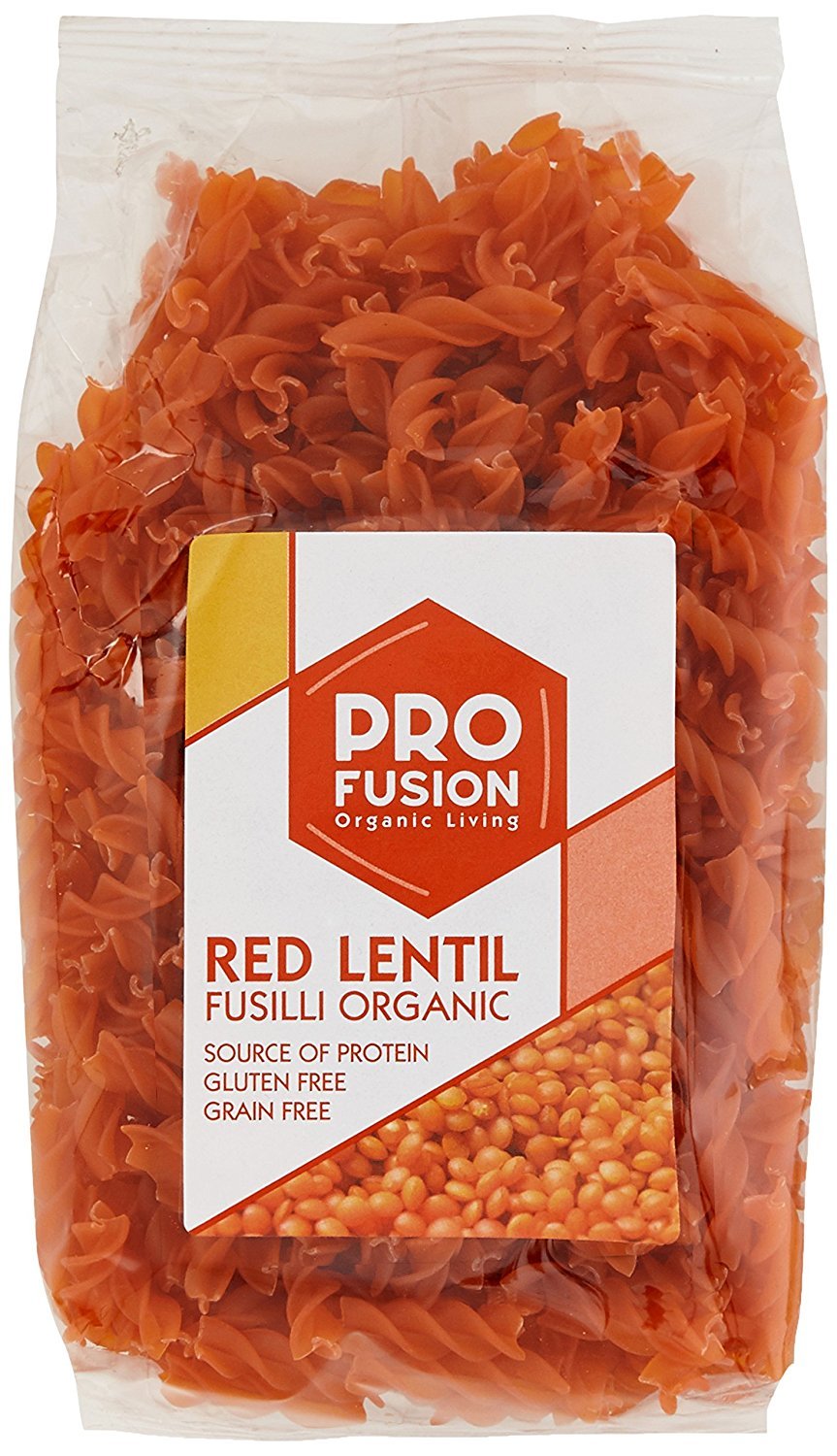 Profusion Fusilli Lentilles Rouges Biologique 300 g - Lot de 6