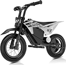EVERCROSS EV13M Children's Electric Bike with 12" Wide Tires, Speed Modes 8/16KM/H and Autonomy of 12KM, Disc Brake System, for Children from 3 to 7 Years Old
