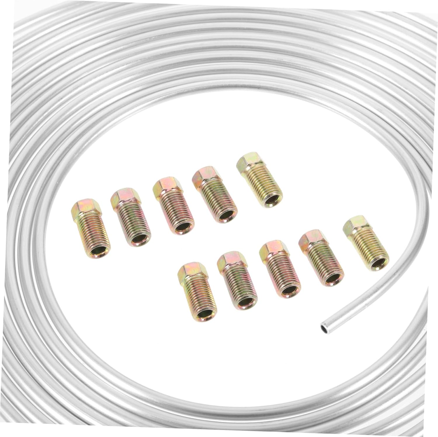 VOSAREA 30pcs Brake Line Car Brake Pipe Zinc Liquid Fuel Gas Cable Long High Vibration Fatigue Strength