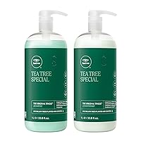 Vista 8 de Champú especial de Tea Tree, Limpieza profunda, Refresca el cuero cabelludo, Para todo tipo de cabello, especialmente cabello graso