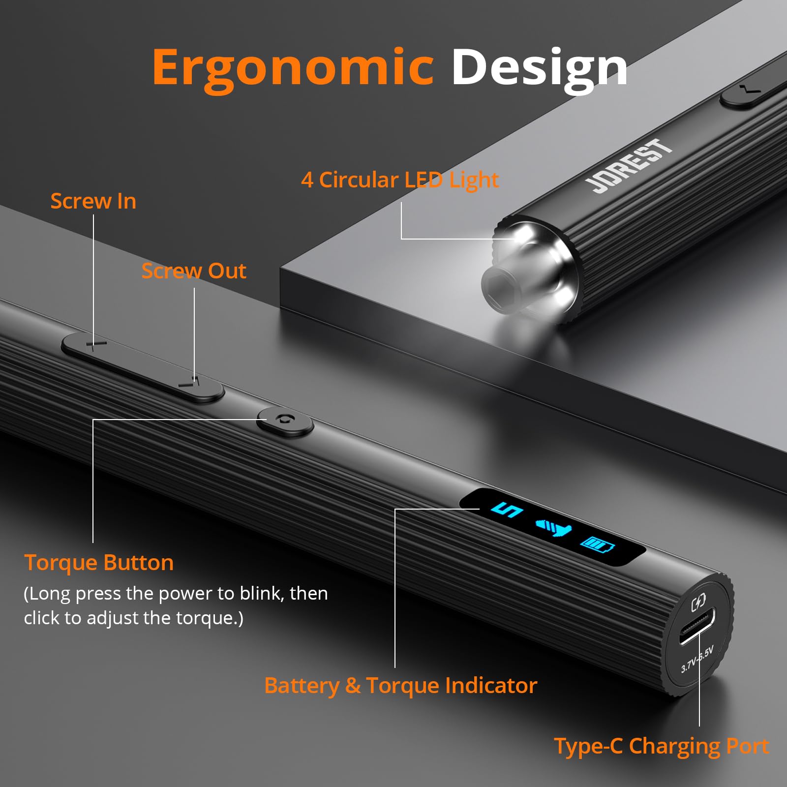 Amazon.com: JOREST 155 in 1 Mini Electric Screwdriver, Precision