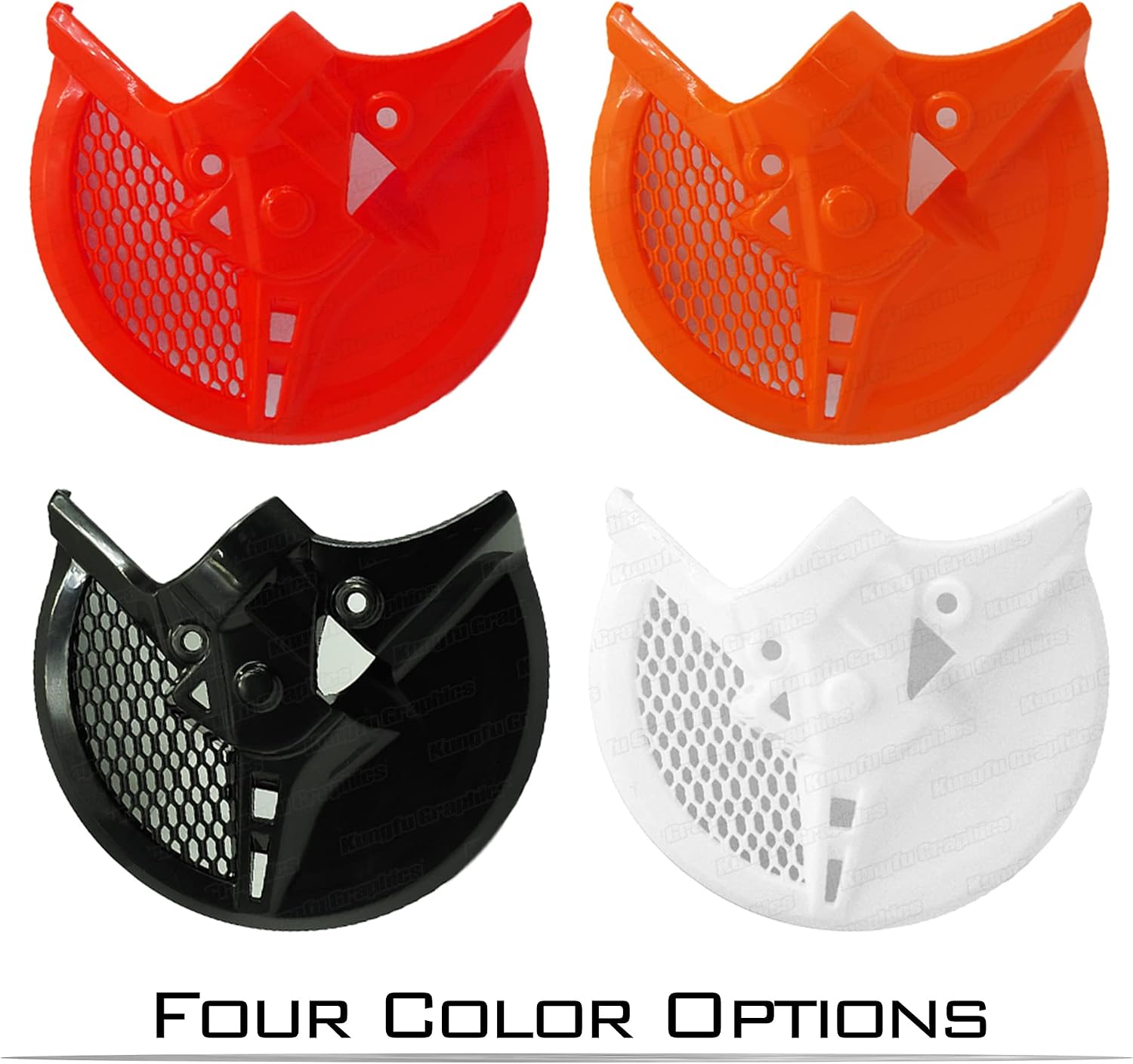 Dirt Bike Front Brake Disc Guard for CRF250R 2018-2019 / for CRF450R 2017-2019 (Orange)