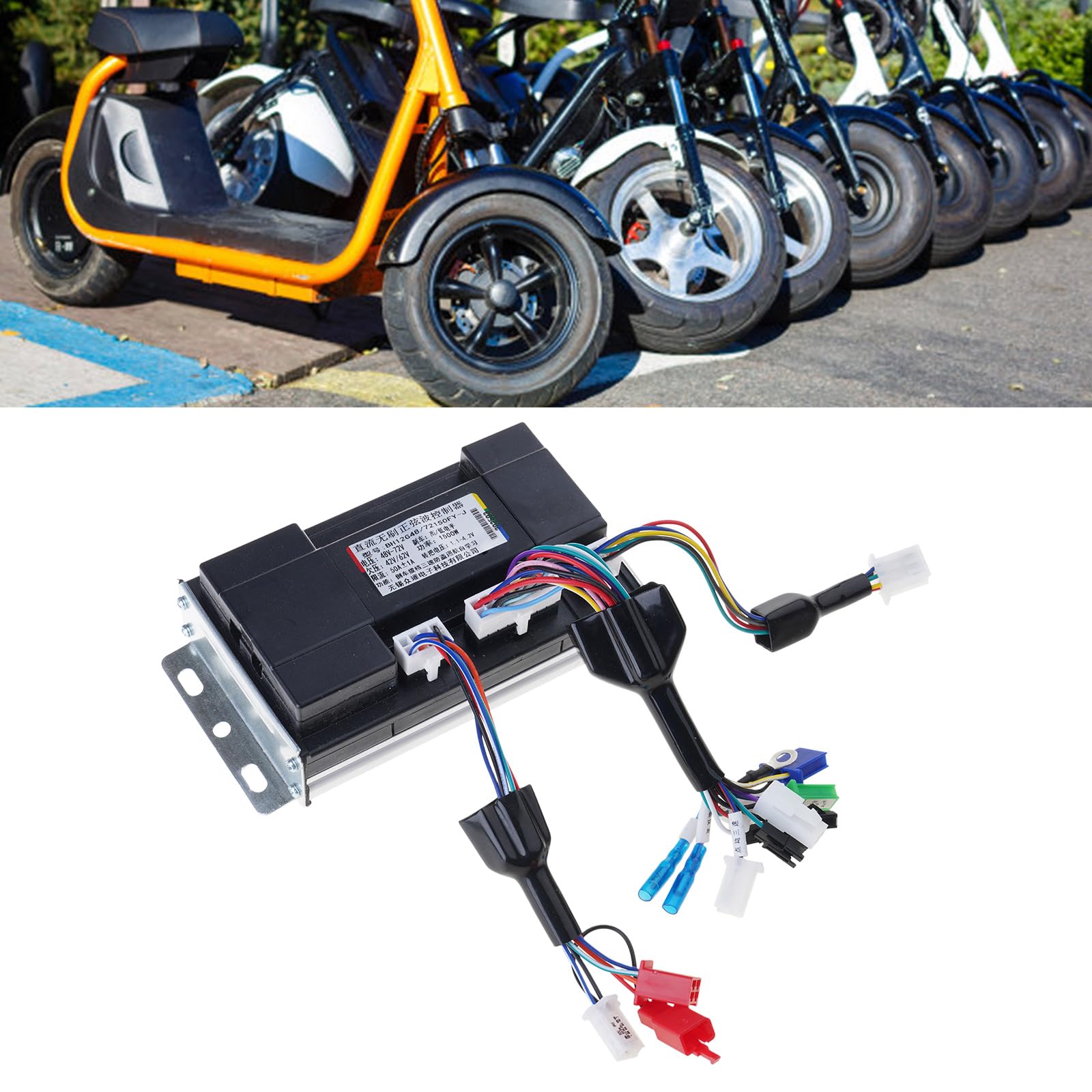 Regolatore di velocità del regolatore del motore senza spazzola 48-72V BLDC Ciclismo Modifica Accessorio Scooter elettrico Controller