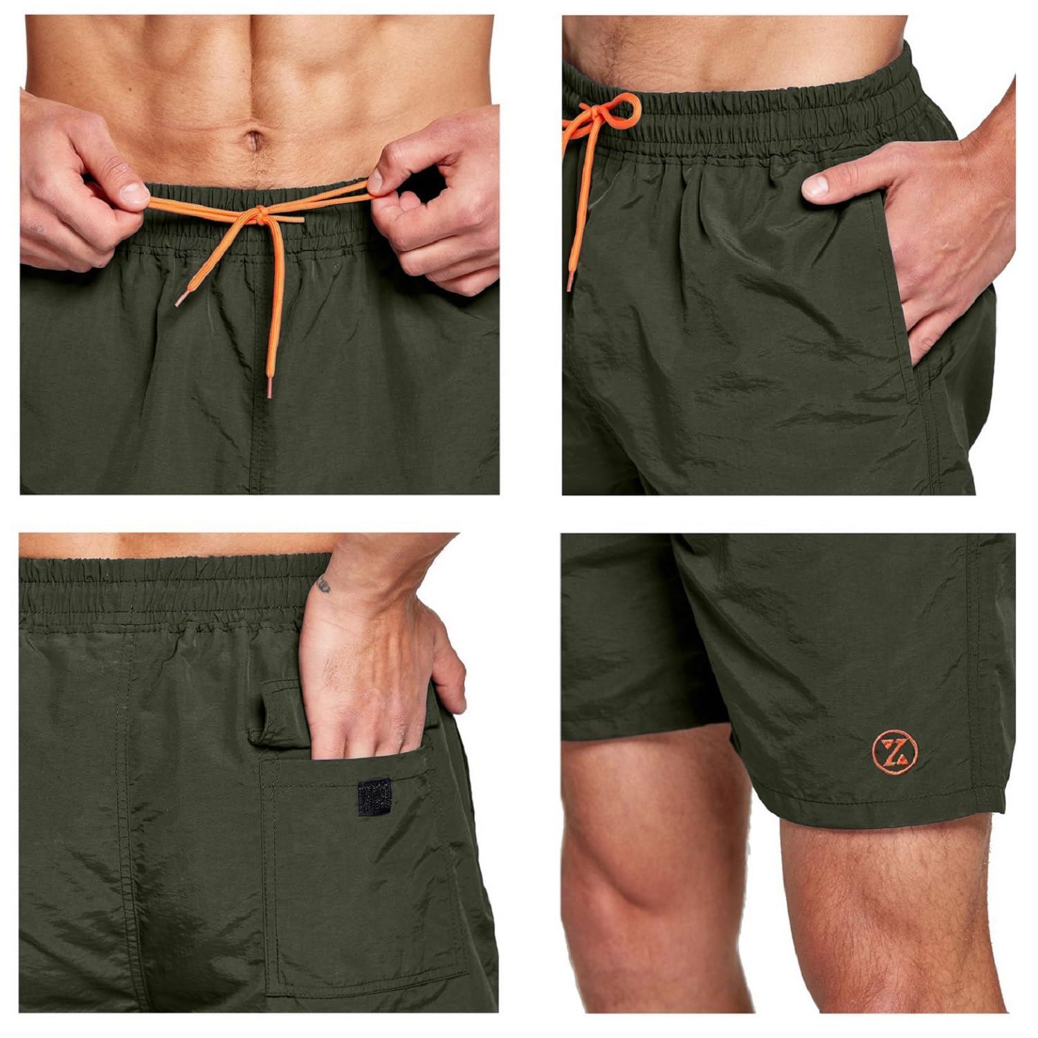 ZOXOZ Costumi da Bagno Uomo Costume Uomo Asciugatura Rapida Pantaloncini