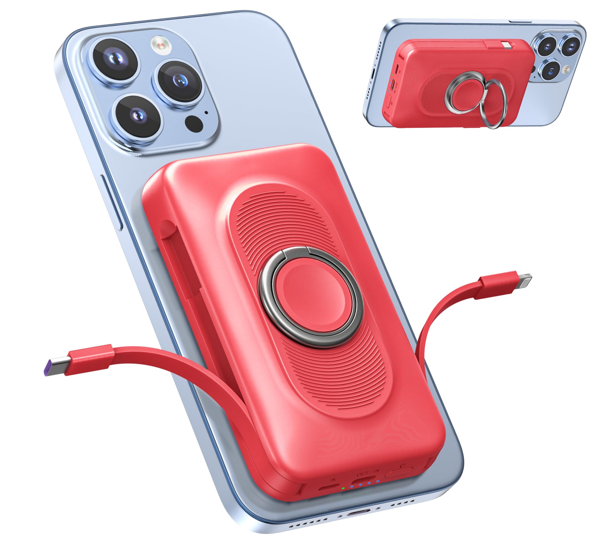 WASTDE Mag-Safe Power Bank 20000mAh,Fast Charging Battery Pack, Wireless Portable Charger with Stand