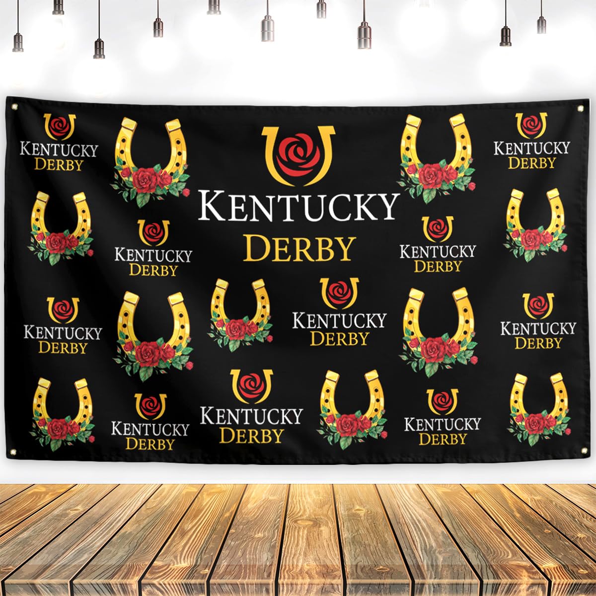 Kentucky Backdrop Kentucky Decorations Horse Racing Banner Kentucky Decorations Kentucky Party Decorations and Supplies for Home Party