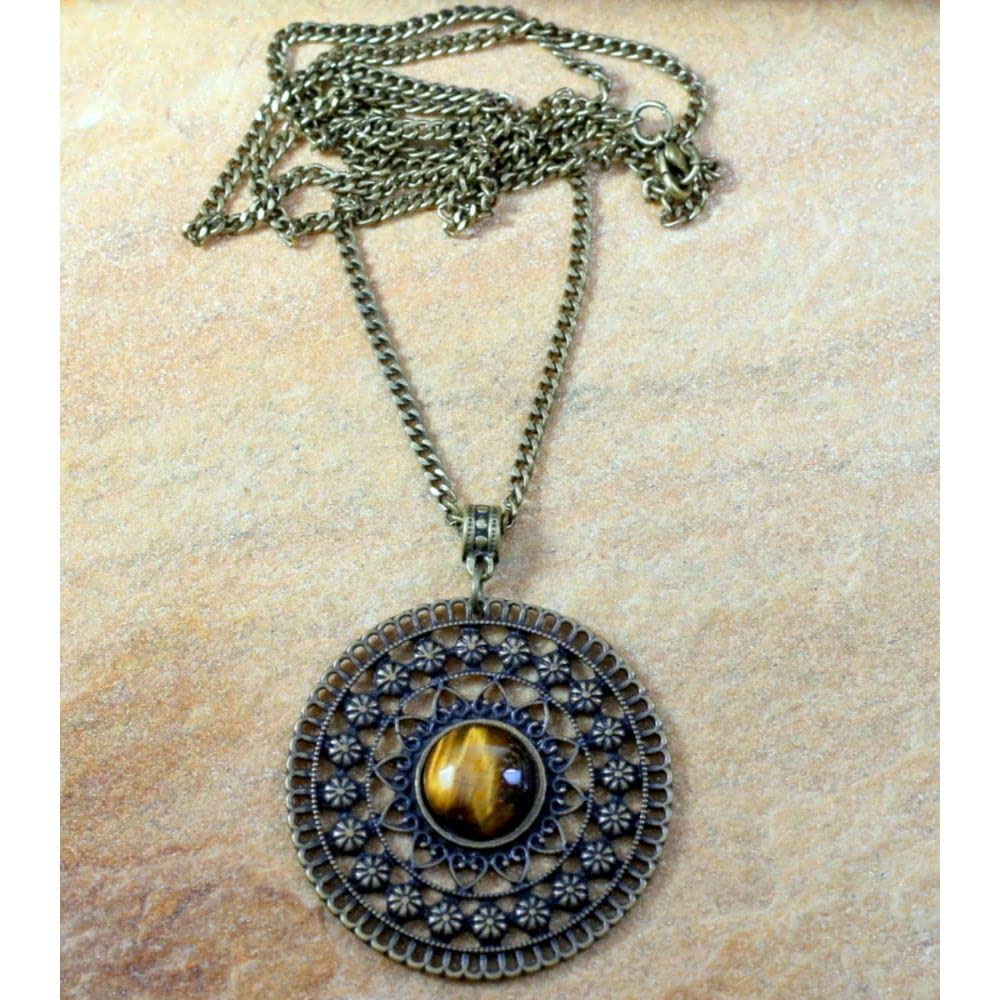 Colar mandala longo olho de tigre bijuterias femininas em promoção! Veja a oferta e mais achadinhos de Bijuterias 4 Hoje é o melhor dia para comprar Colar mandala longo olho de tigre bijuterias femininas com aquele preço maroto! Promoção! Aproveite a oferta! 4