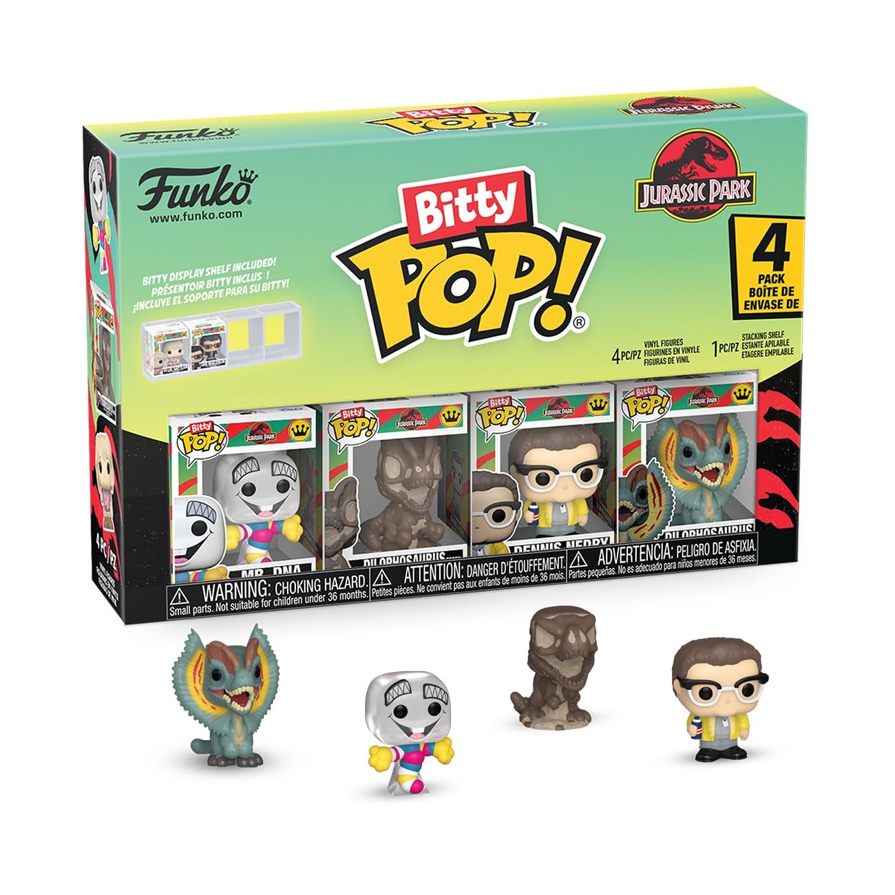 Funko Bitty Pop! Jurassic Park 4-Pack Series 3