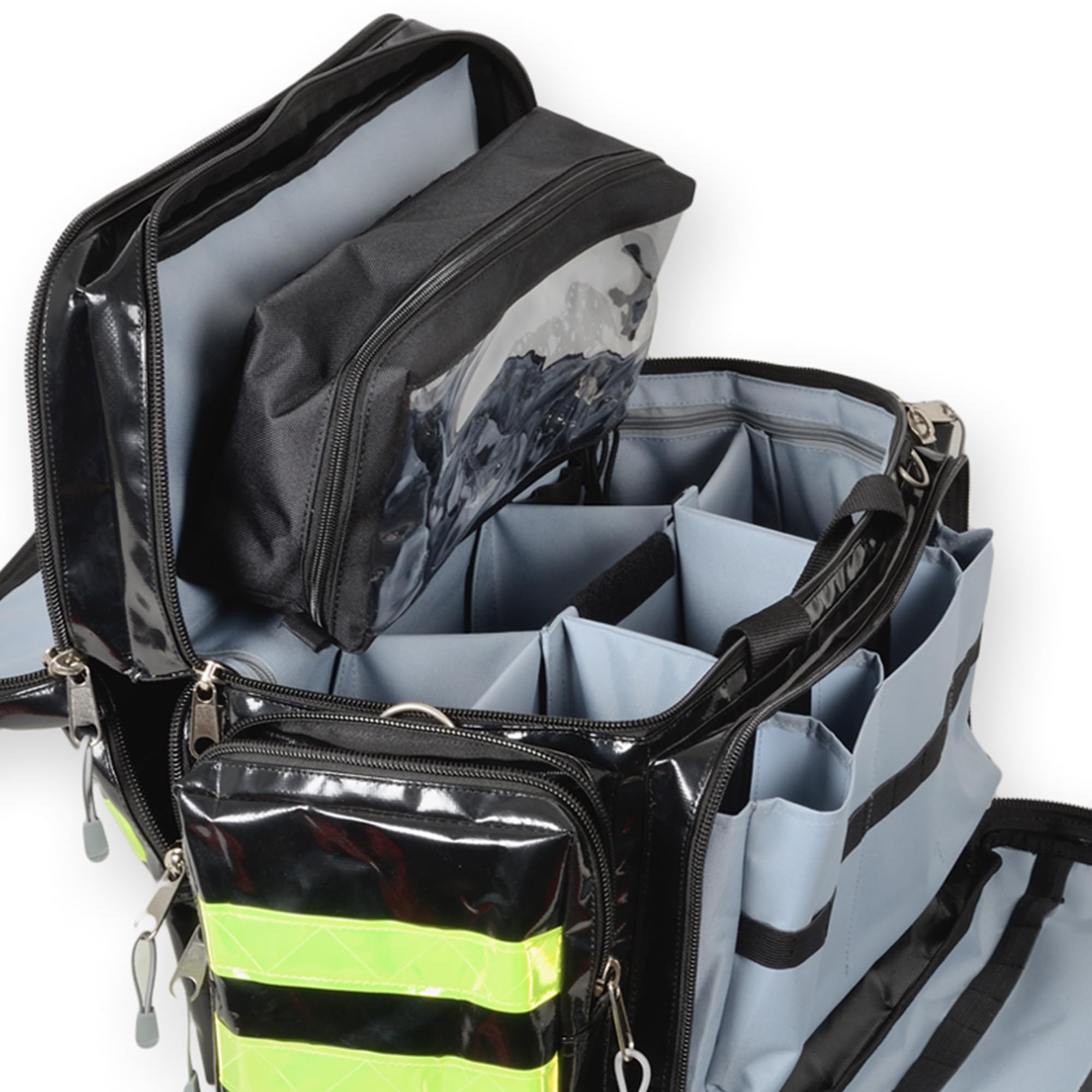 Sac Smart en PVC moyen noir pour sauveteurs, médecins, ambulanciers professionnels
