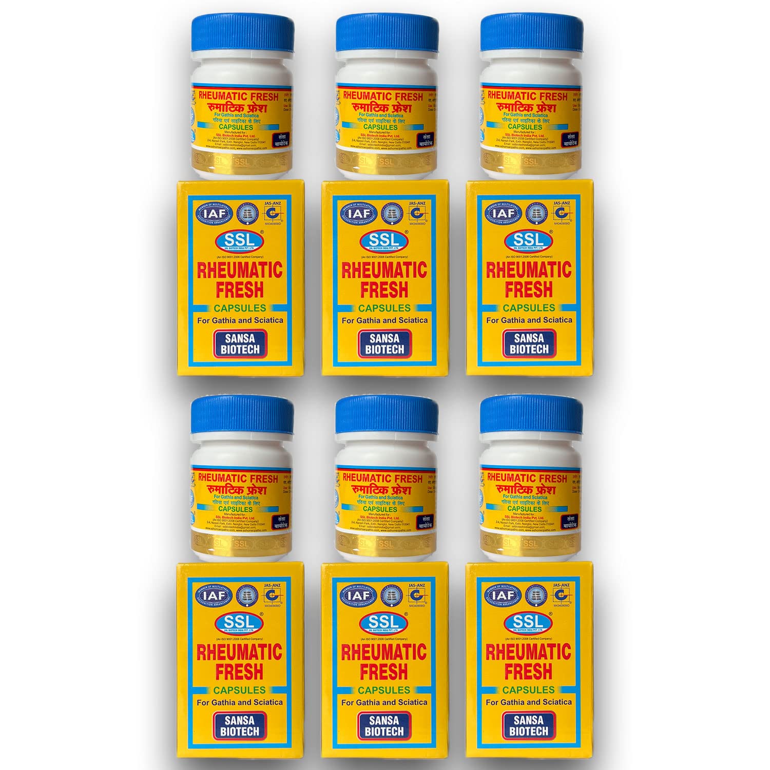 Rheumatic Fresh Capsules(Pack Of 6)